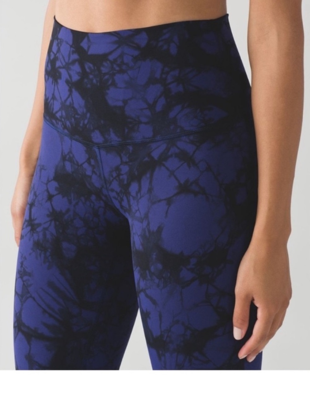 Lululemon Rare Wunder Under High-Rise Shibori Emperor Blue Sz 4